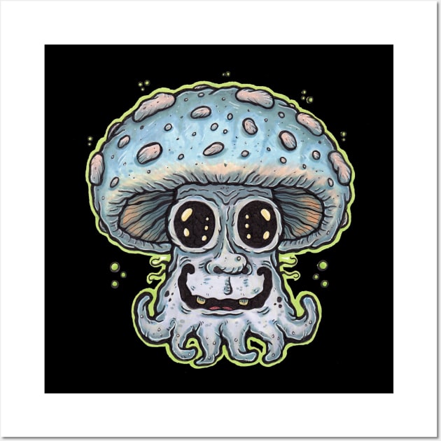 Tentacle Toadstool Wall Art by marksgagne